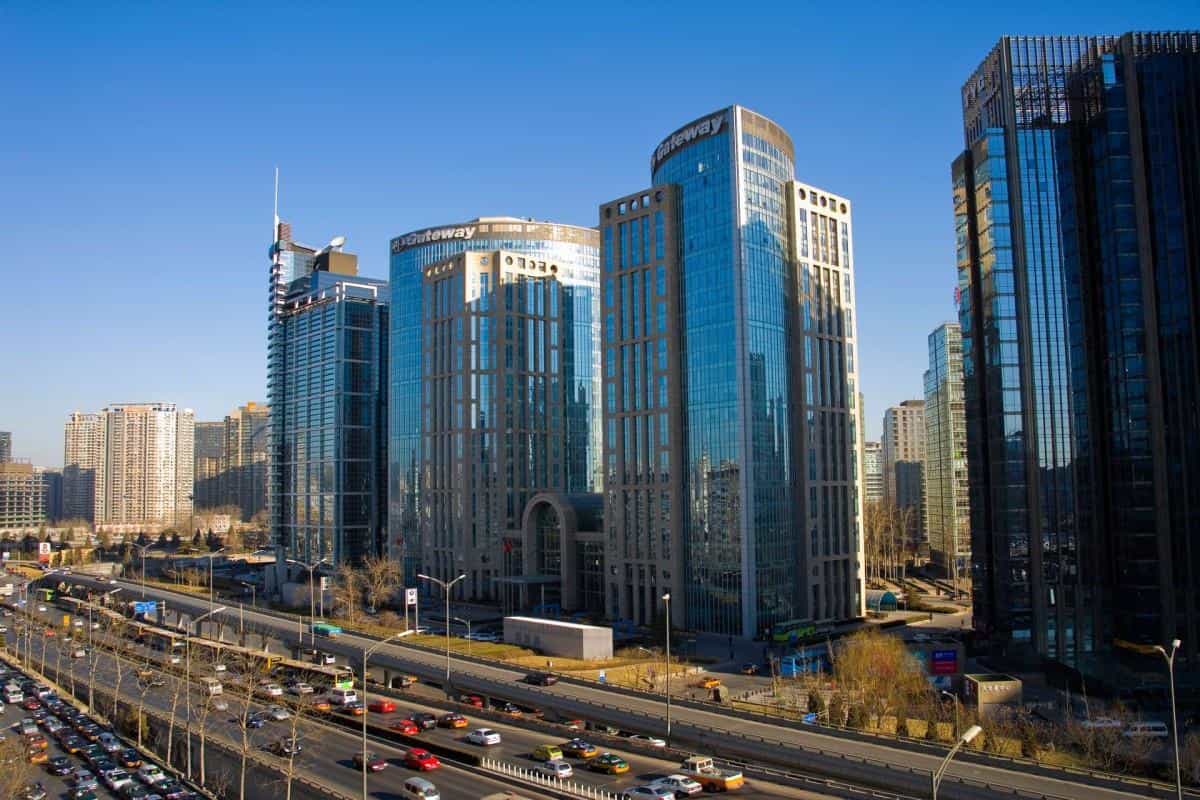 北京东三环街景图片