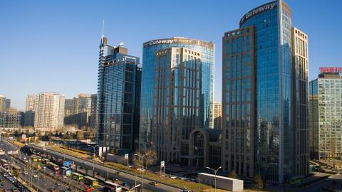 北京东三环街景图片