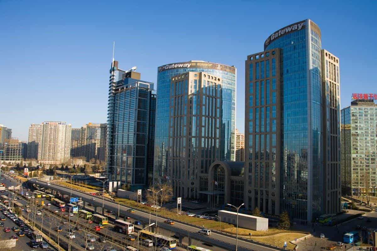 北京东三环街景图片