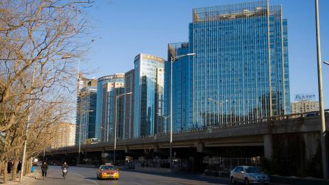 北京东三环街景图片