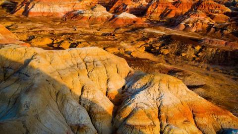 千彩古堡五彩湾图片