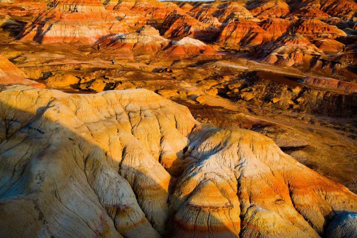 千彩古堡五彩湾图片