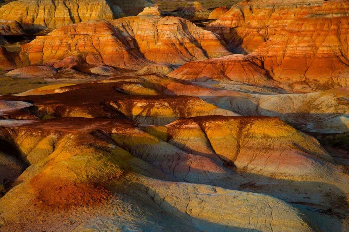 千彩古堡五彩湾图片