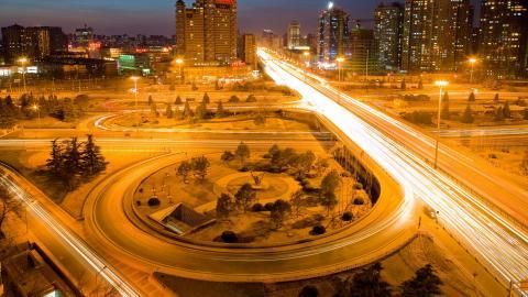 北京东三环街景图片