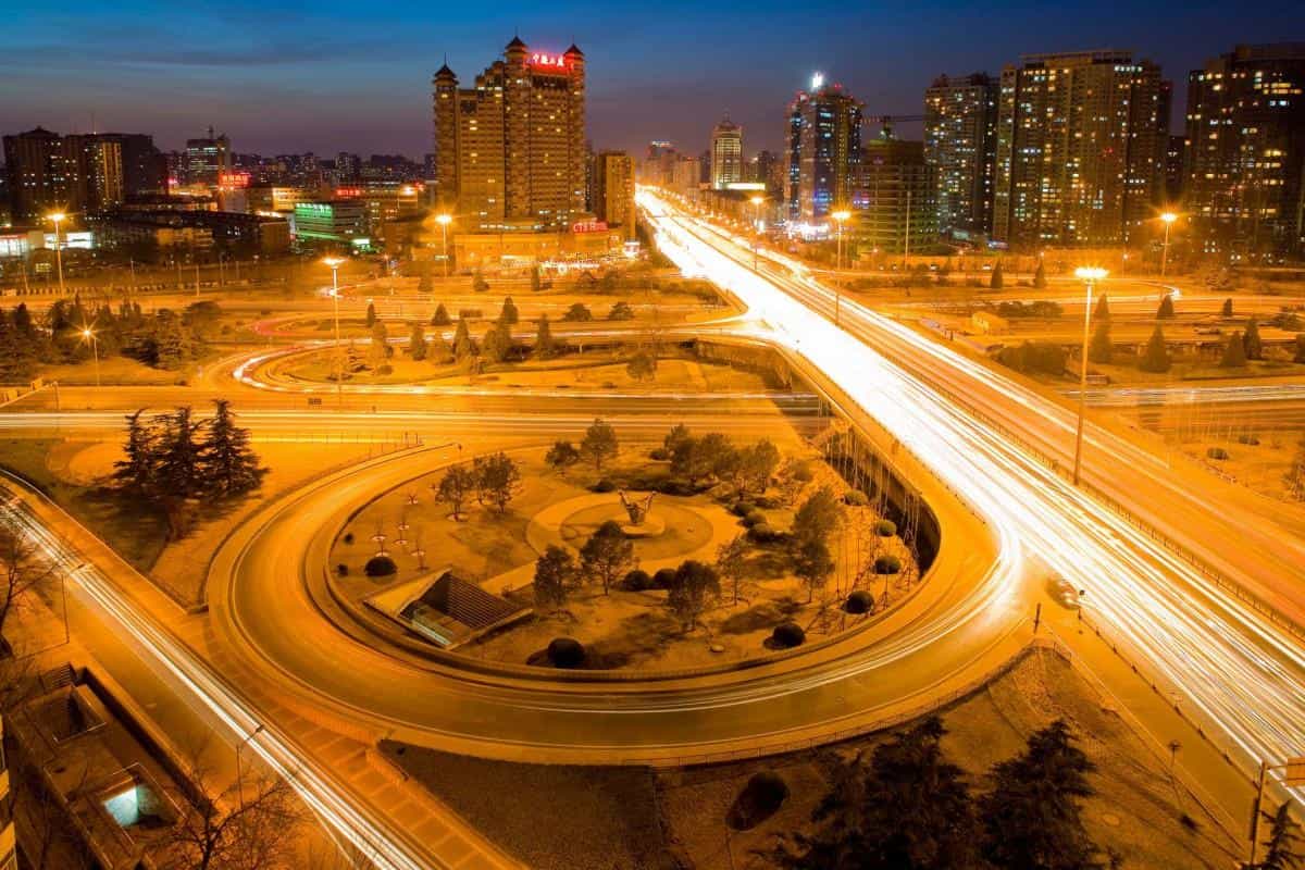 北京东三环街景图片