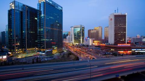 北京东三环街景图片