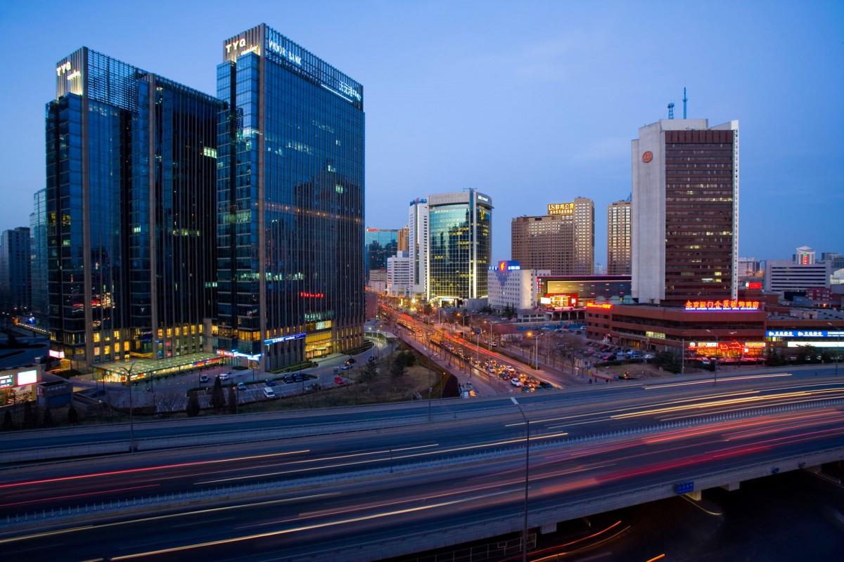 北京东三环街景图片