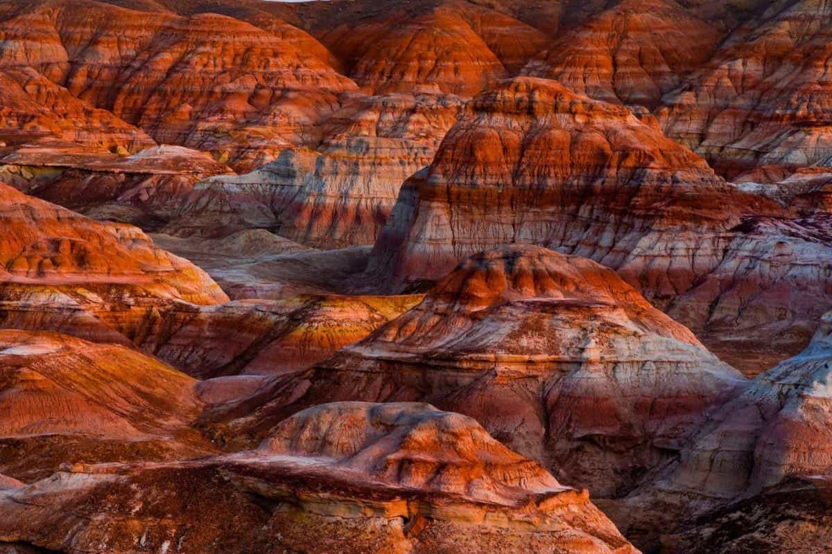 千彩古堡五彩湾图片