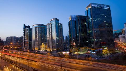 北京东三环街景图片