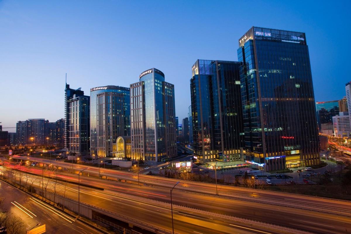 北京东三环街景图片