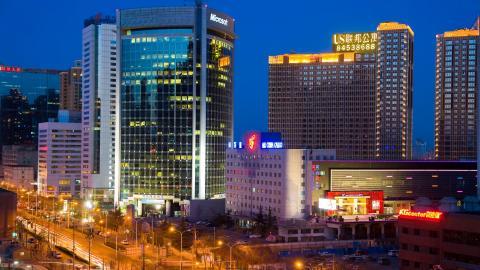 北京东三环街景图片