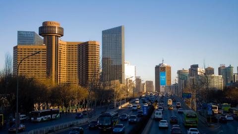 北京东三环街景图片