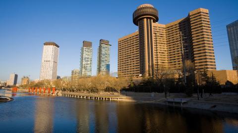 北京东三环街景图片