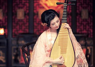 古典琵琶美女图片