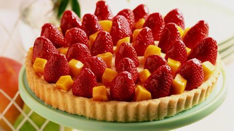 各式各样的草莓蛋糕图片