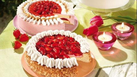 各式各样的草莓蛋糕图片