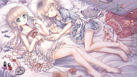 高清晰的动漫女孩图片