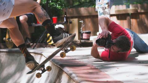 滑板运动高清图片