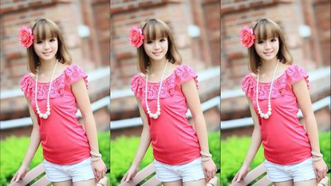 花儿般的女孩黄诗思图片