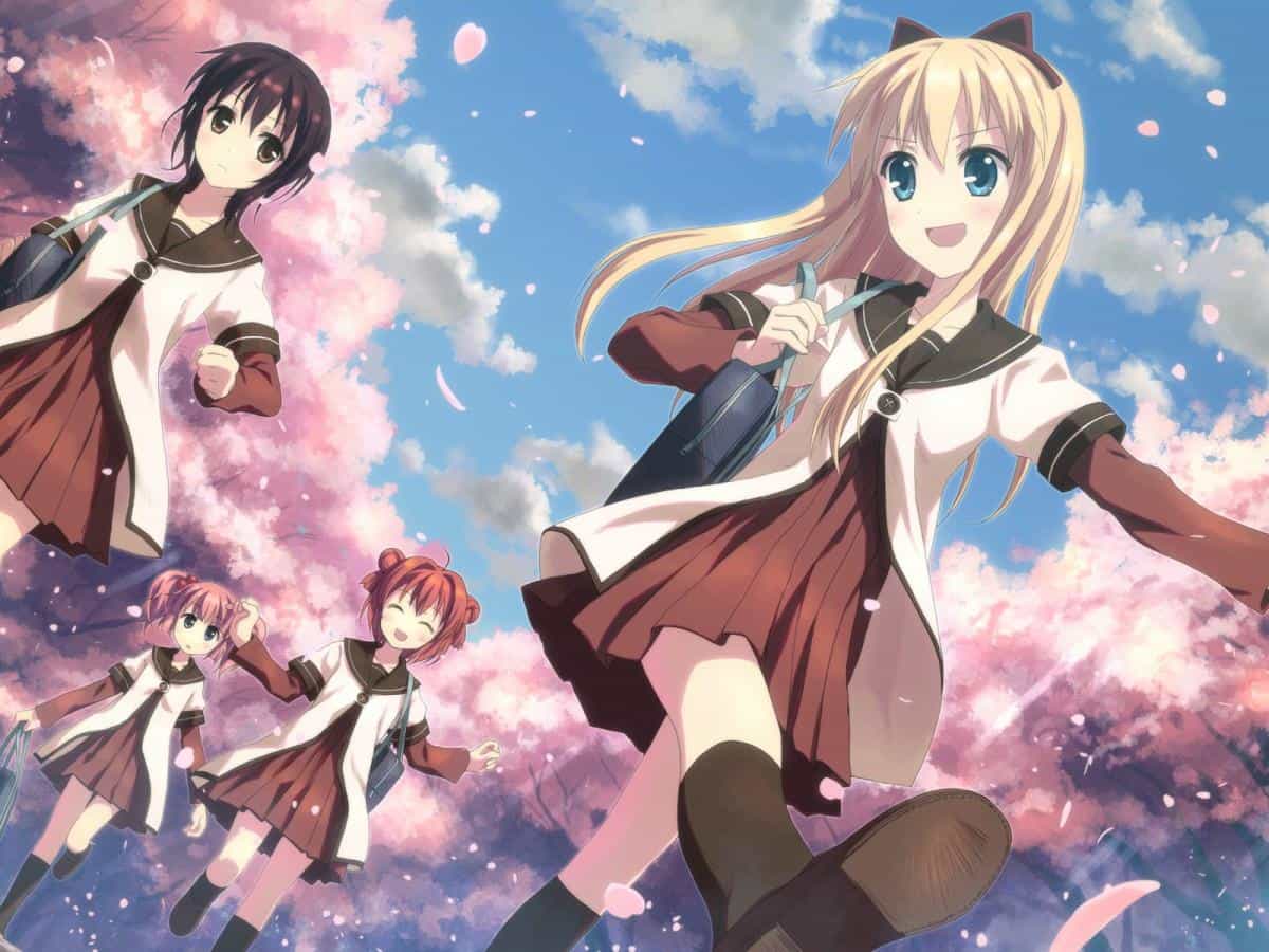 摇曳百合漫画美女图片