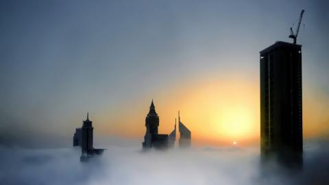 迪拜城市风景高清图片