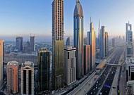 迪拜城市风景高清图片
