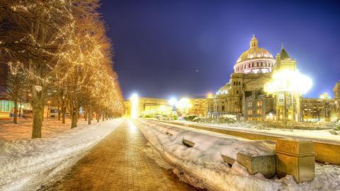 波士顿都市风景图片