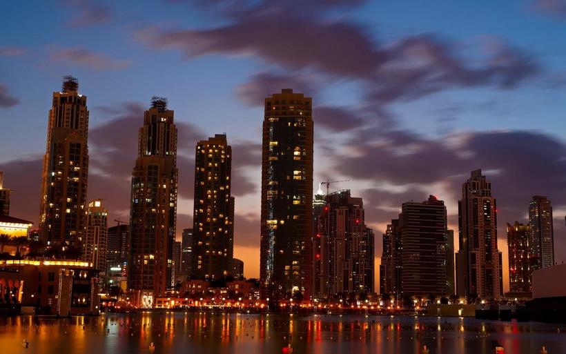 迪拜城市风景高清图片