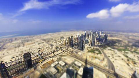 迪拜城市风景高清图片