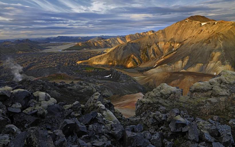 美丽的冰岛山水图片
