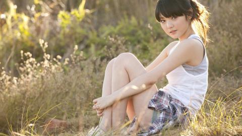 道重沙由美清纯少女图片