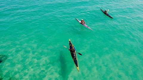 划皮艇运动图片
