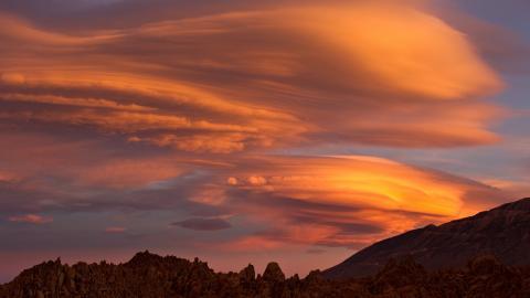 美丽的火烧云图片