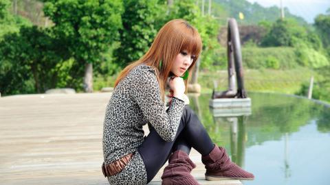 清纯可爱的果子妹妹图片