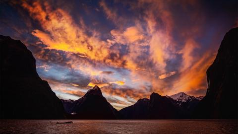 美丽的火烧云图片