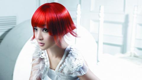 时尚美女美发造型图片