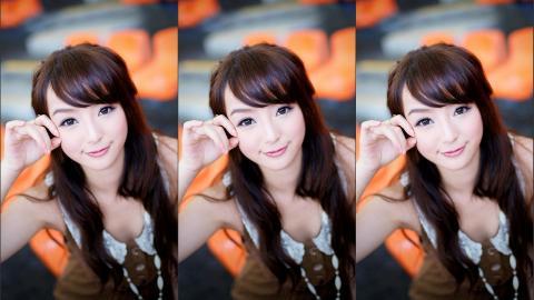 花海中的妩媚清纯女孩黄诗思图片