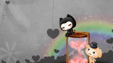 小左小右可爱图片