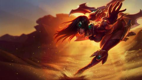 英雄联盟战争女神希维尔图片