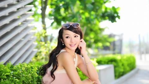 清纯如水的美女黄诗思图片