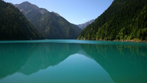 四川九寨沟自然风景图片
