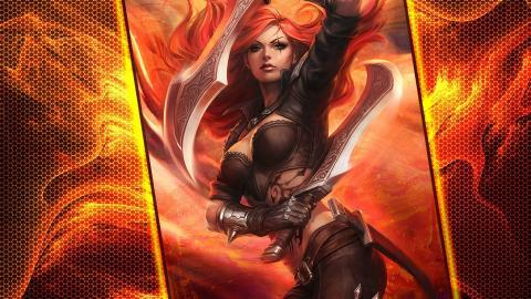 英雄联盟不祥之刃卡特琳娜图片