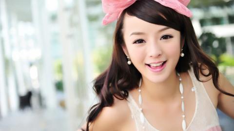 清纯如水的美女黄诗思图片