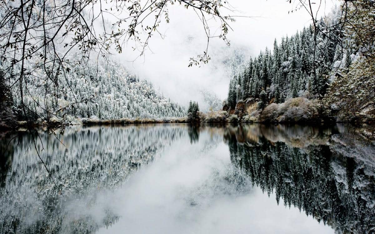 四川九寨沟自然风景图片