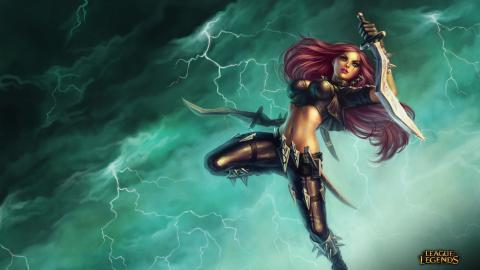 英雄联盟不祥之刃卡特琳娜图片