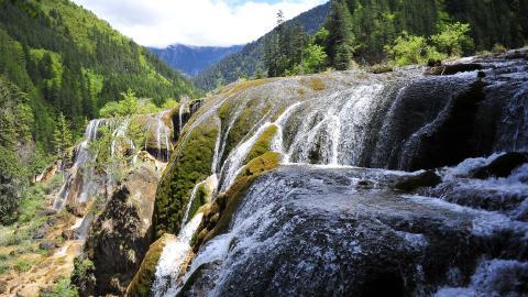 四川九寨沟自然风景图片