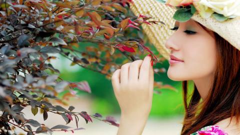 娇美似花女孩图片