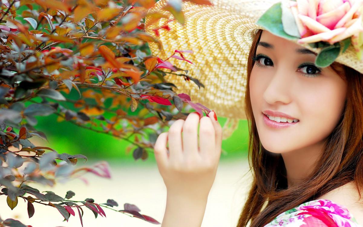 娇美似花女孩图片