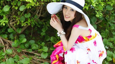 娇美似花女孩图片