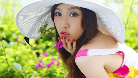 娇美似花女孩图片